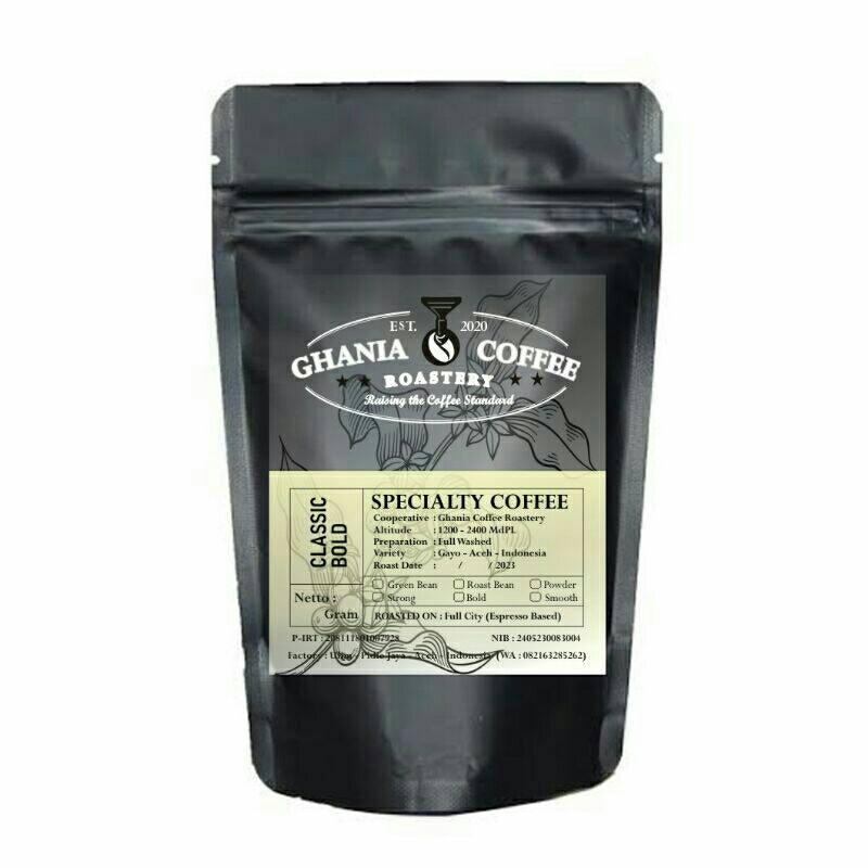 Kopi Roasted Bean Classic Bold Espresso Base