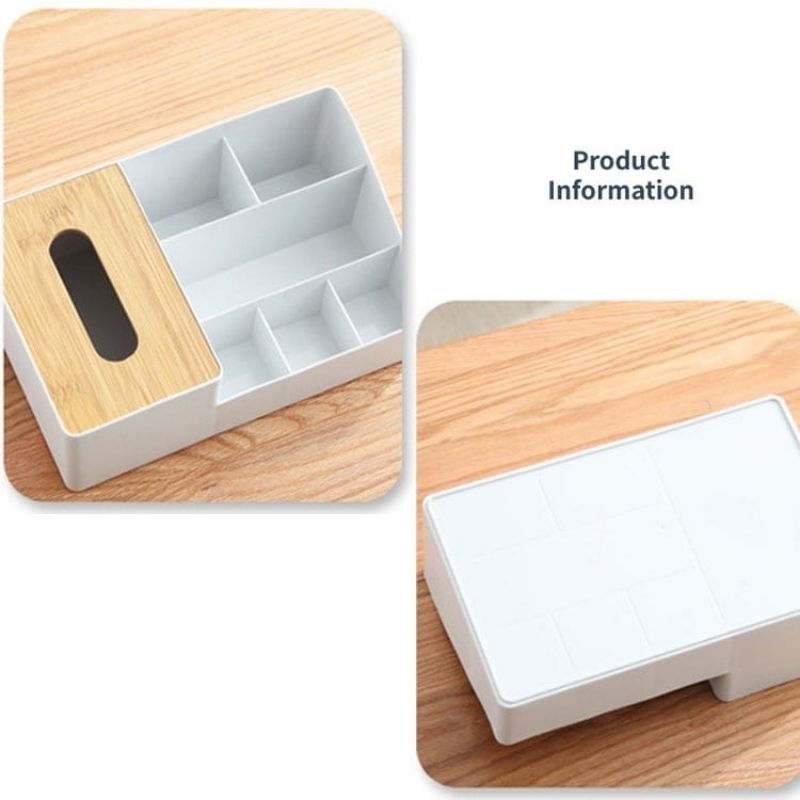 Kotak tissue  Box storage plastik Box organizer tempat penyimpanan