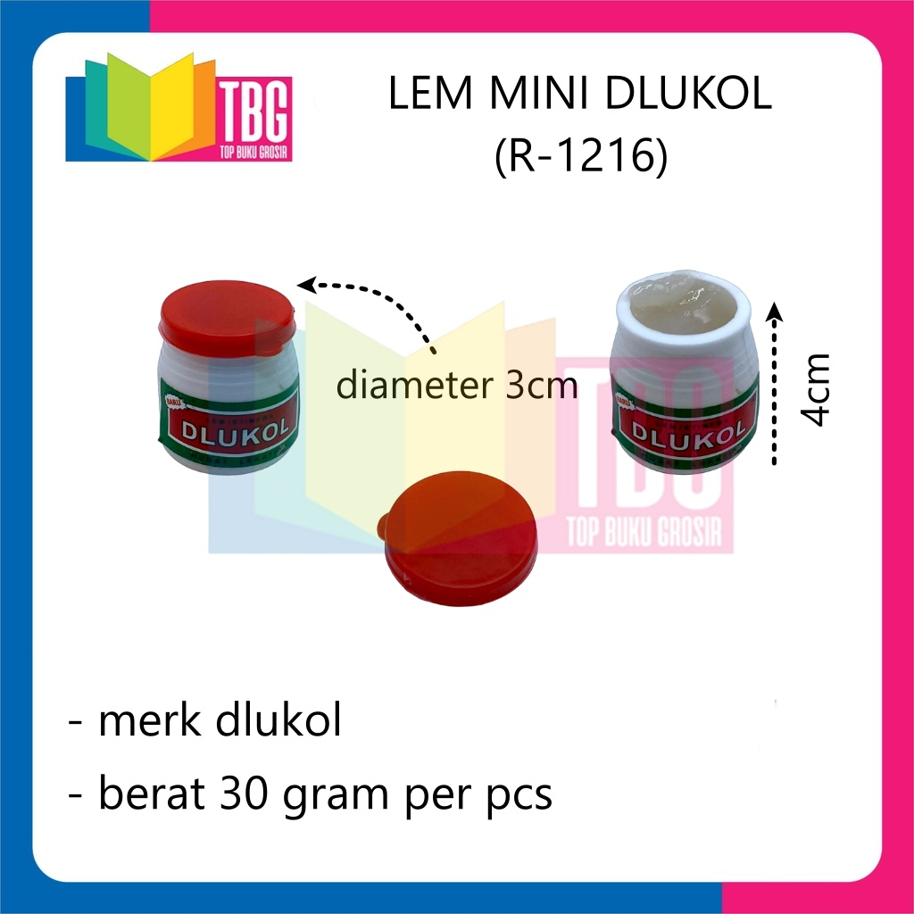 

1 PCS LEM MINI DLUKOL PEREKAT KERTAS CAIR COLEK (R-1216)