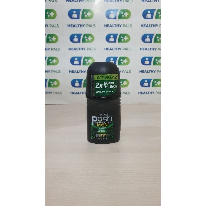POSH MEN DEODORANT ROLL ON ACTIVE SPORT 50ml 50 ml DEODORAN PRIA