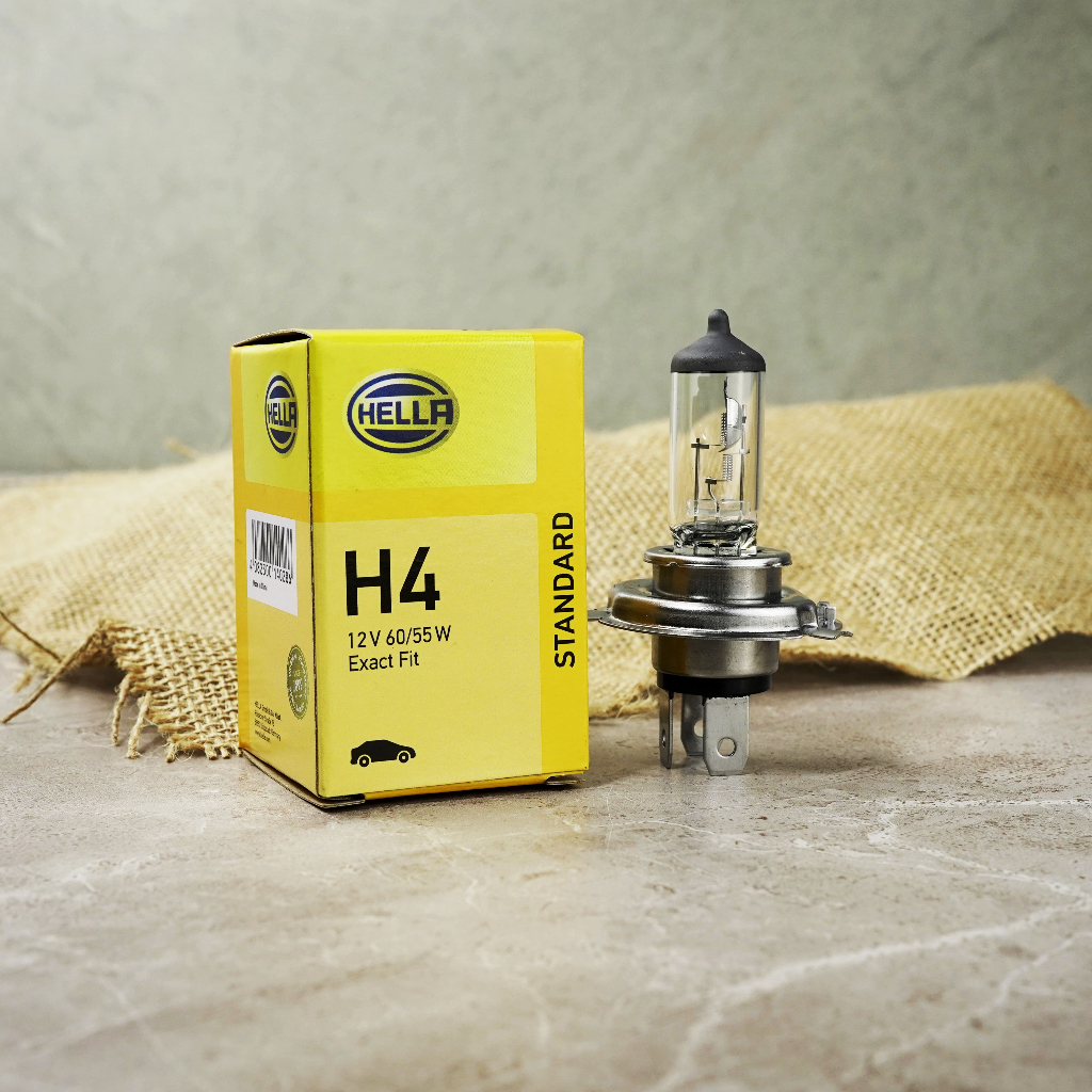 BOHLAM LAMPU HALOGEN HELLA H4 P43T 12V 60/55W ORIGINAL