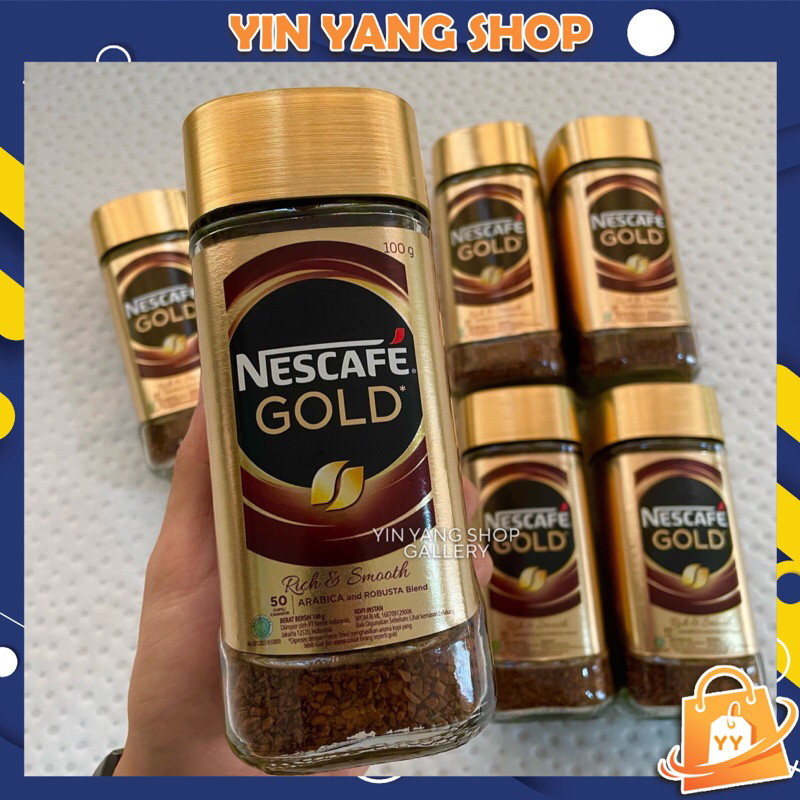 Nescafe Gold Kopi Instan Kopi Hitam 100g Jar