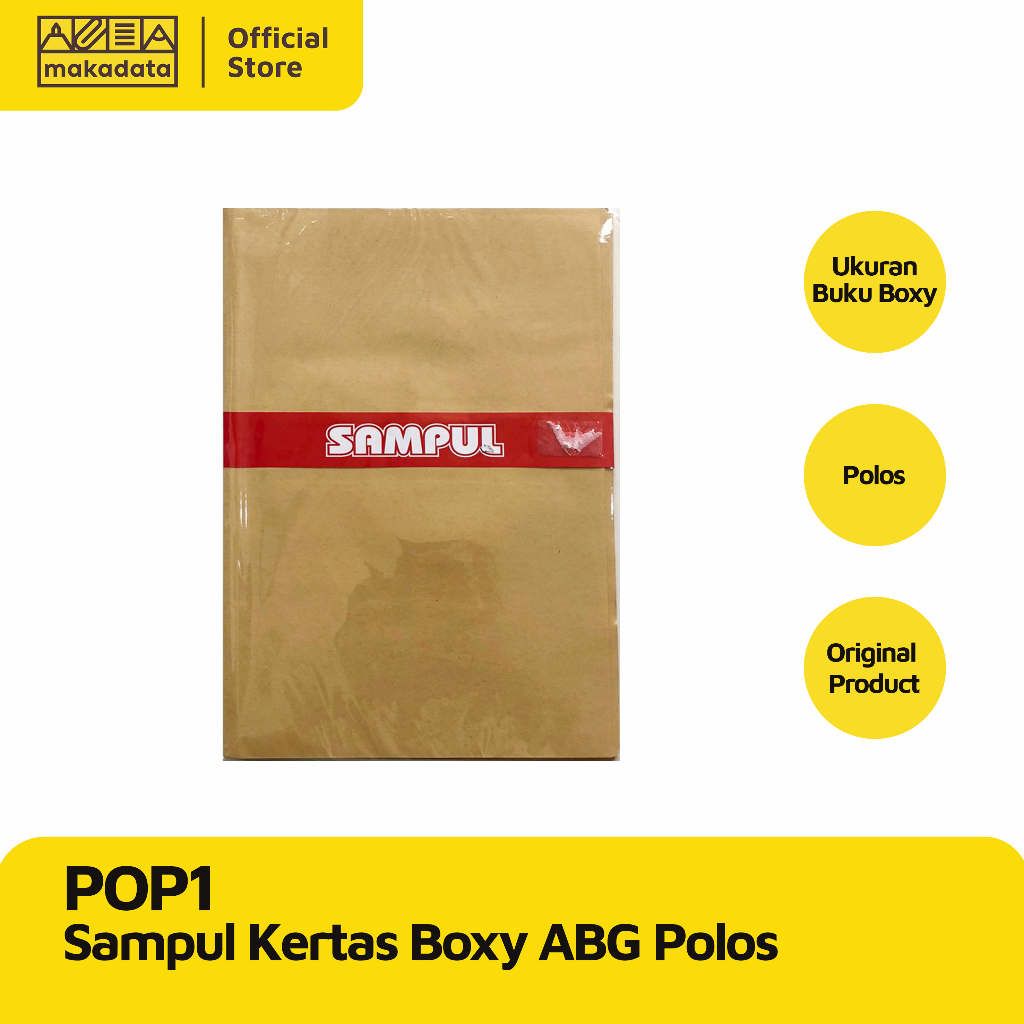 

SAMPUL BUKU POP1 ABG POLOS SIZE BOXY MURAH