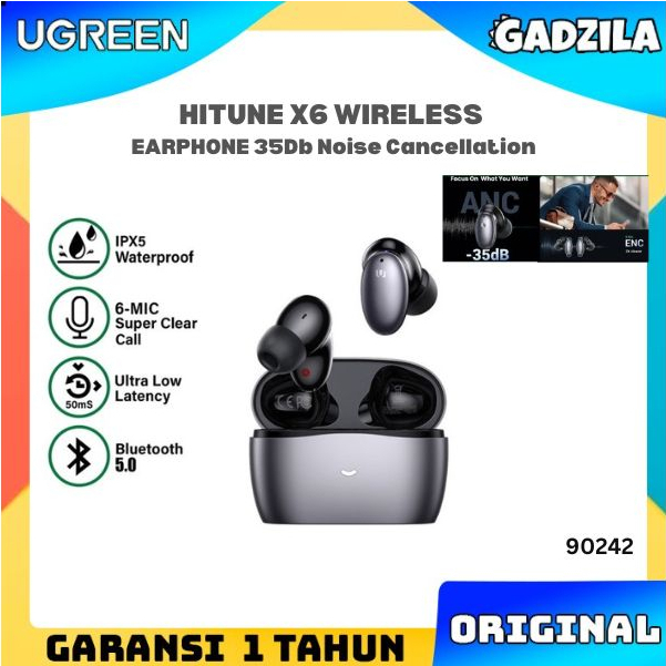 UGREEN HiTune X6 Bluetooth 5.1 TWS Wireless Earphone Headset Airdots WS118 90242