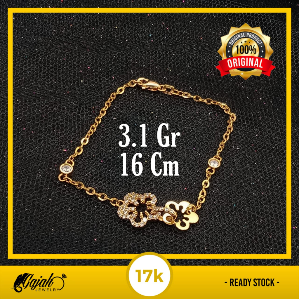 Gelang Emas 17K - 3.1 Gr Kadar 750 - 5331