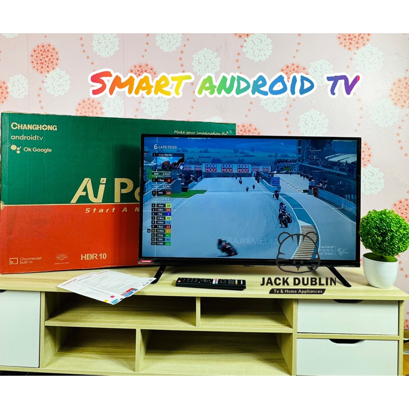 TV LED CHANGHONG CHANG HONG 32 INCH SMART ANDROID 11 TV L32G7N 32G7N VOICE COMMAND DIGITAL TV GARANS