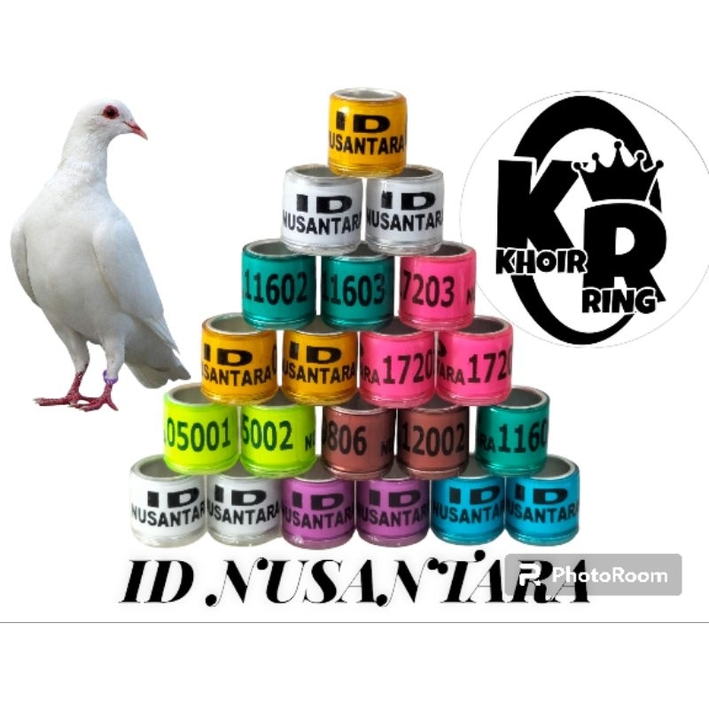 RING BURUNG MERPATI PIGEON MERPATI POS RACING ID NUSANTARA