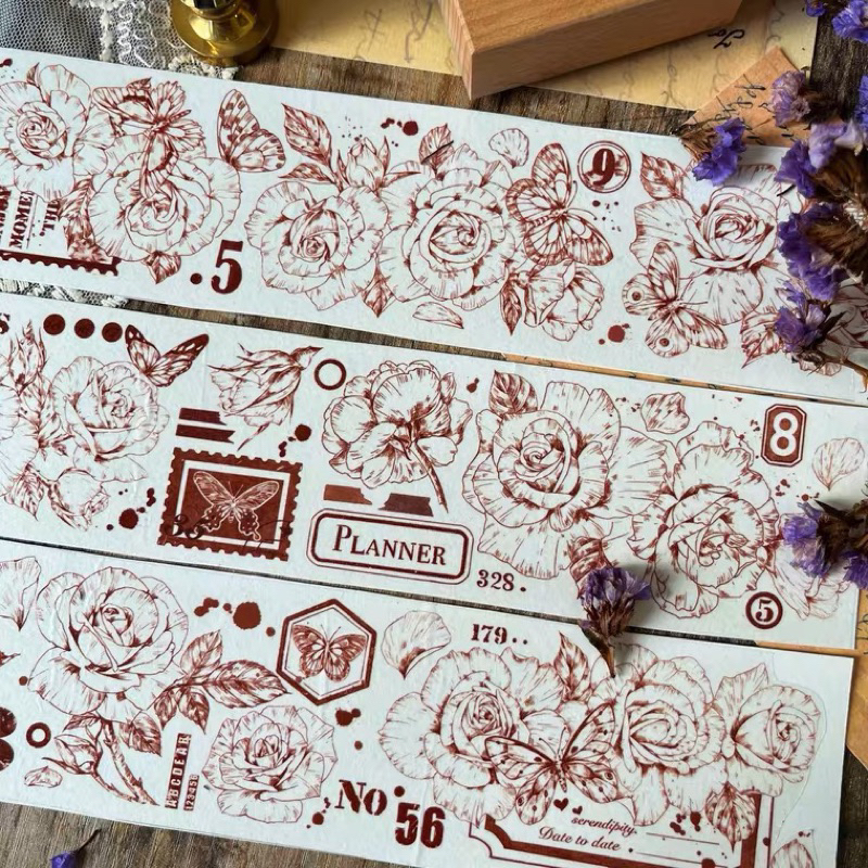 

Yi Er Rose Color Washi Tape