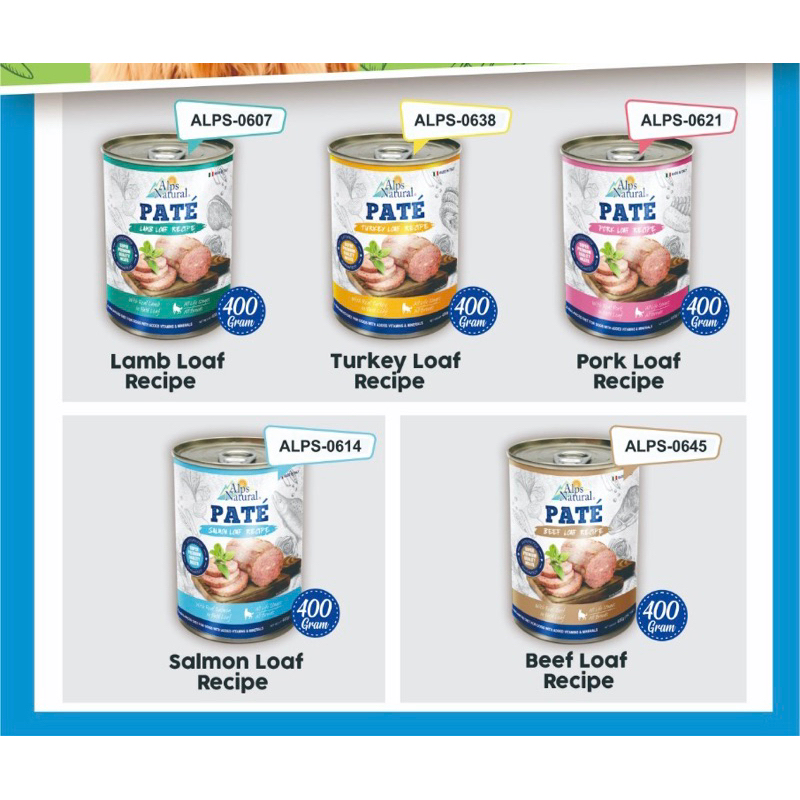 Alps Pate Dog Food 400gr