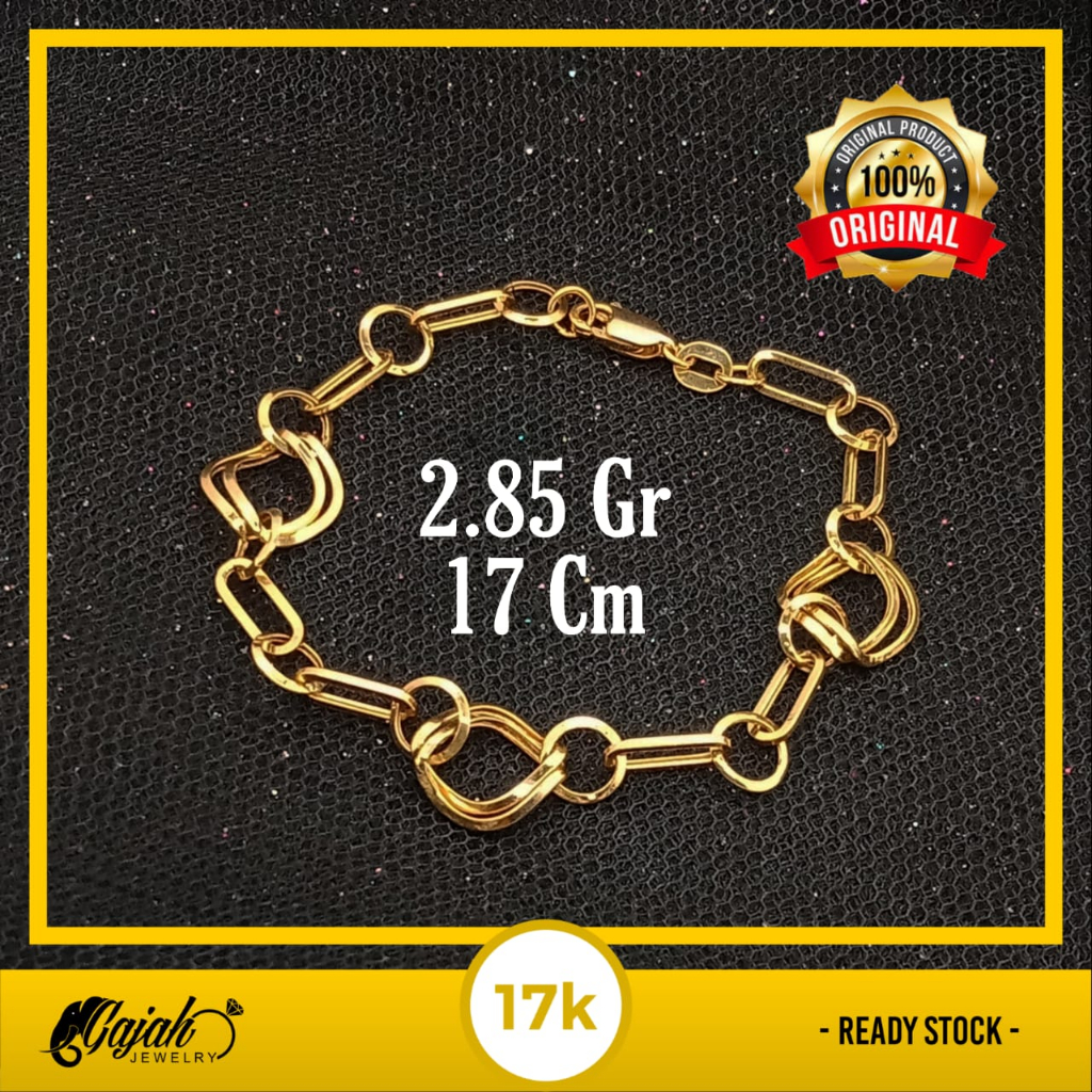 Gelang Emas 17K - 2.85 Gr Kadar 750 - 5336