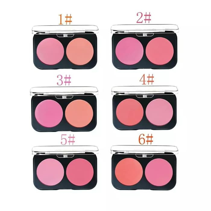 New Lameila Palet Blush On 6 Warna Pilihan Mineral Pigment Blusher Powder 5006