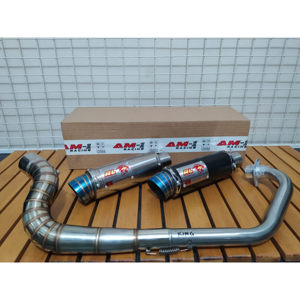 Knalpot Racing Leher Cobra Kobra Jupiter Mx 135 New Old Mx King 150 Satria F Fu Fi Karbu Z1 Redleo s