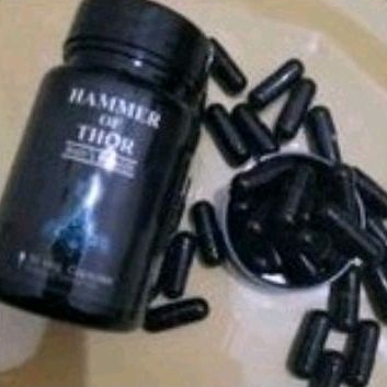 Hammer Of Thor Asli Original Hitam Gold Genuine Validasi Resmi Italy Jamu Obat Kuat Pria Tahan Lama 