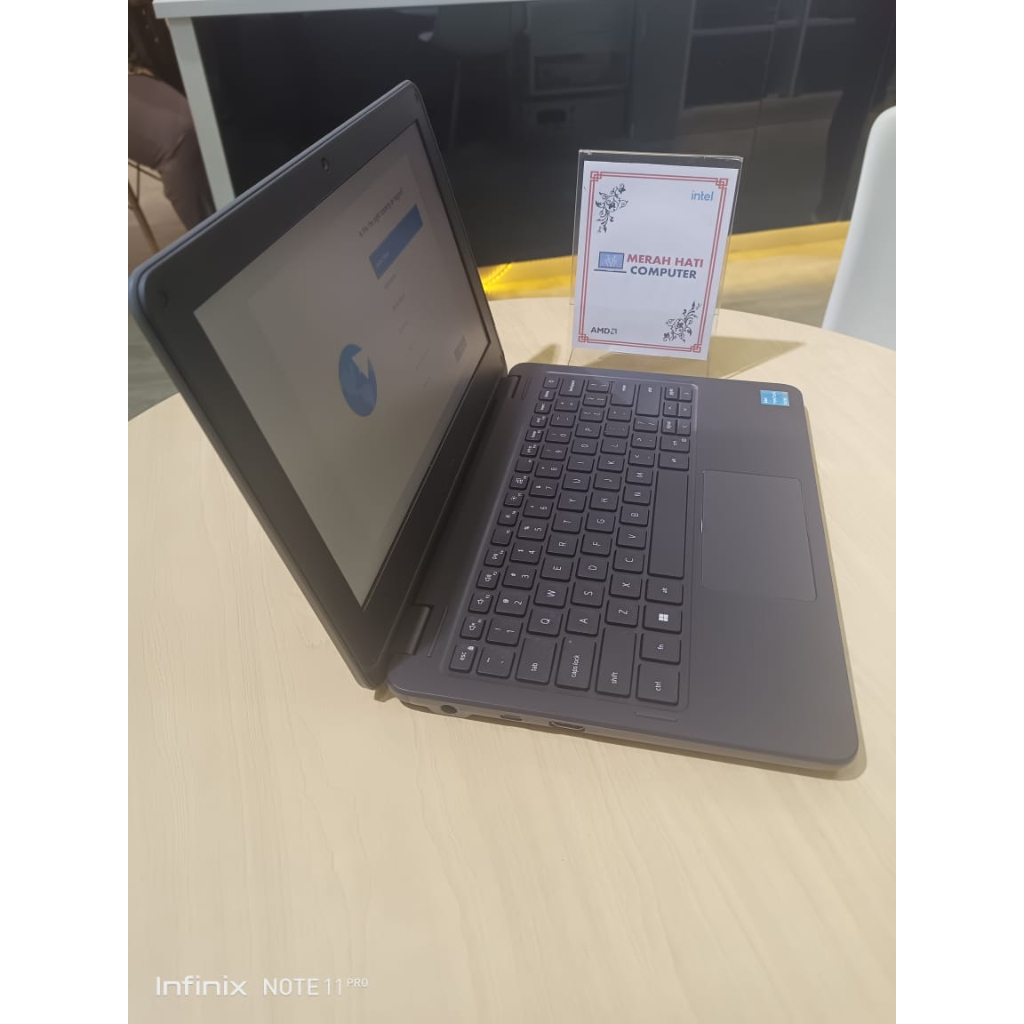 LAPTOP NEW  DELL LATITUDE 11 3120 INTEL PENTIUM SILVER N6000 8GB 512GB 11.6HD WINDOWS 11 PROFESSIONAL GREY ORIGINAL TERMURAH