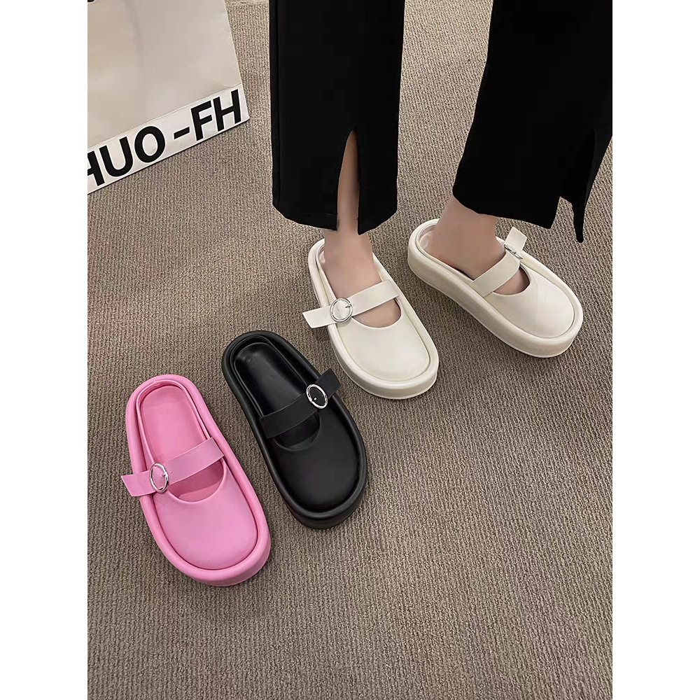 COD Sneakersdaily 669 Sandal Korea Inspired Sandal Flat Wanita Import Premium