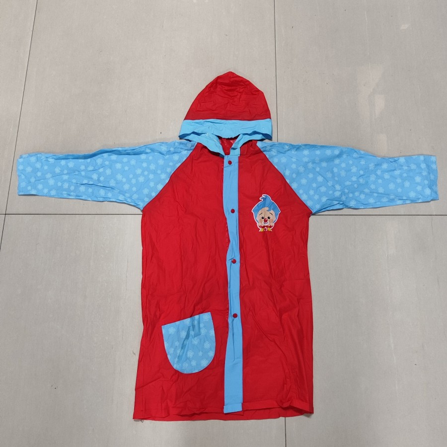 jas hujan anak karakter murah Rain Coat mantel terusan