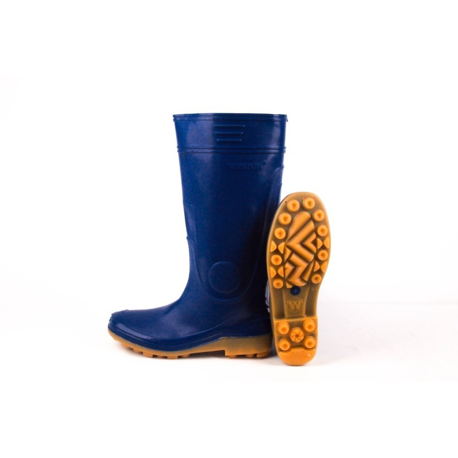 Sepatu Boot Tinggi Wing On 8898 Biru Sepatu Perairan Perikanan Safety Boot Wing On 8898