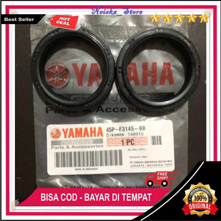 Seal Shock Depan Yamaha Byson Ori Sil Shok Seal Abu As Shock Motor Byson R25 45P Original Berkualita