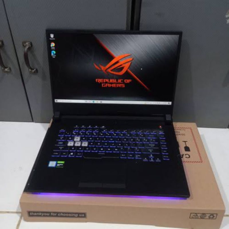 Laptop Bekas Asus ROG Strix G531GD Core i7 RAM 8GB SSD 512GB
