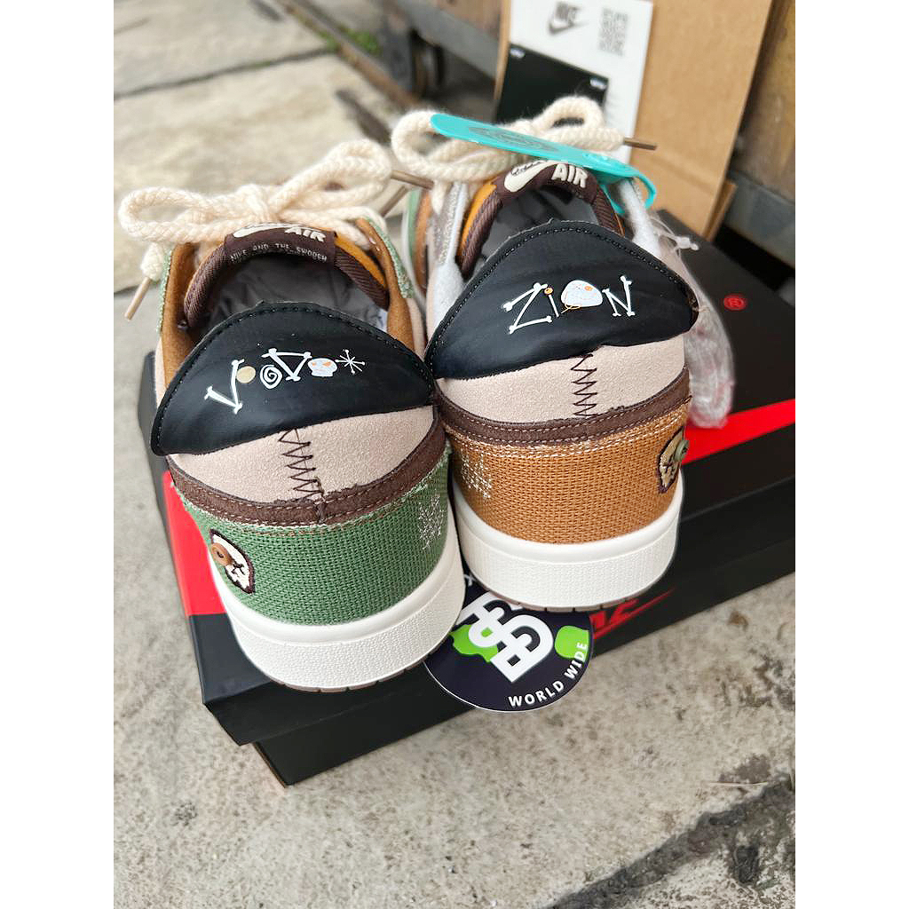 TERBARU Sneakers pria Zion Williamson x Low OG Voodoo