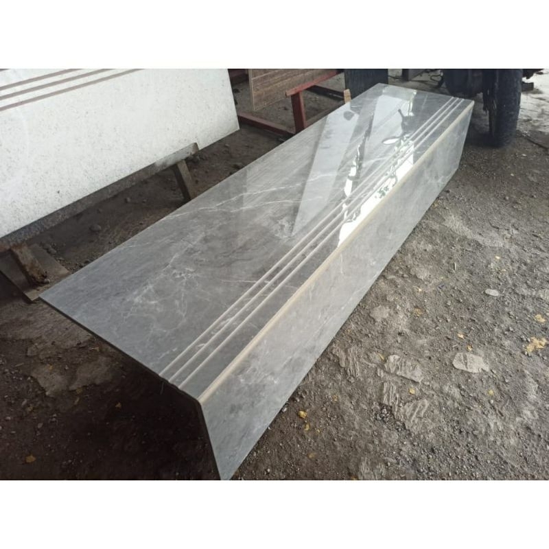 Stepnosing Granit Tangga motif MARMER ABU ABU 3J 30X80,20X80