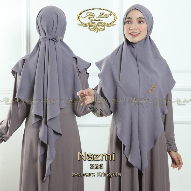 Hijab instan Crincle NAZMI Ori AJEZAS Collection