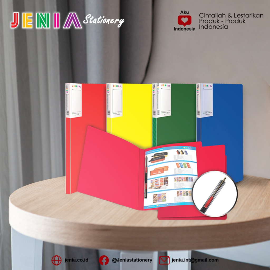 

Map Spring File JENIA Folio/Map Plastik Spring File F4/Map Snell