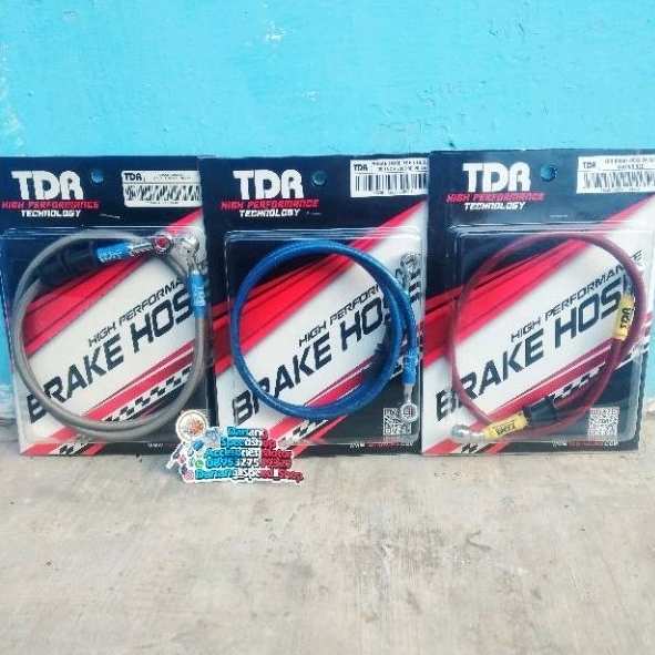 Selang Rem Depan TDR Racing 90cm Original Made In Thailand Semua Motor Bisa Ninja Cb GL MEGAPRO