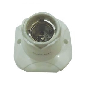 Fiting Fitting Plafon Putih Bahan Keramik KAWACHI 128 / Fitting Lampu Plafon / Fitting Tempel