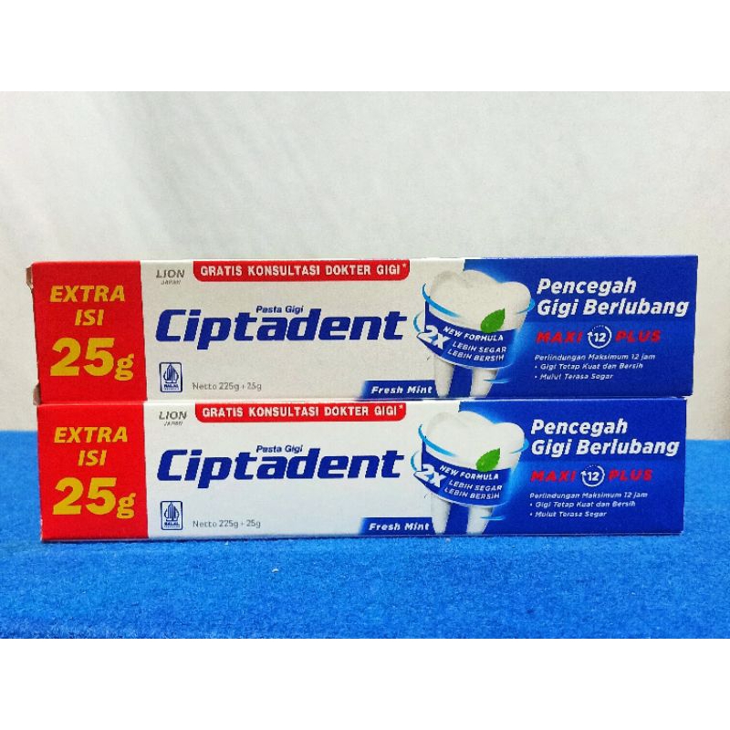 Ciptadent Pasta Gigi 225gram+25gram