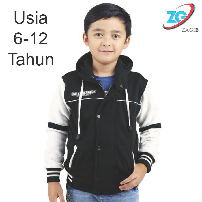 Jaket Anak Laki Laki Outfite Clever Keren unik /Jacket Sweater Fleece Hoodie Varsity