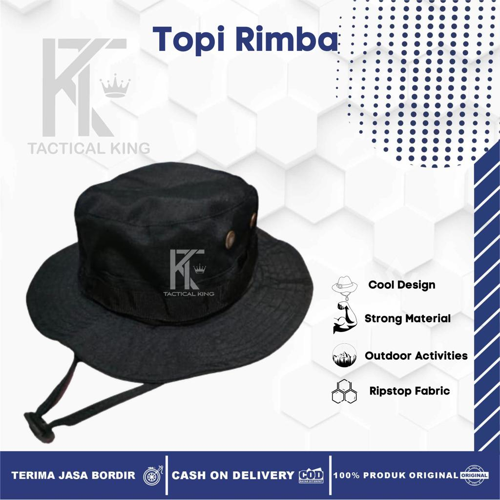 Topi Tactical Rimba Rekat Velcro