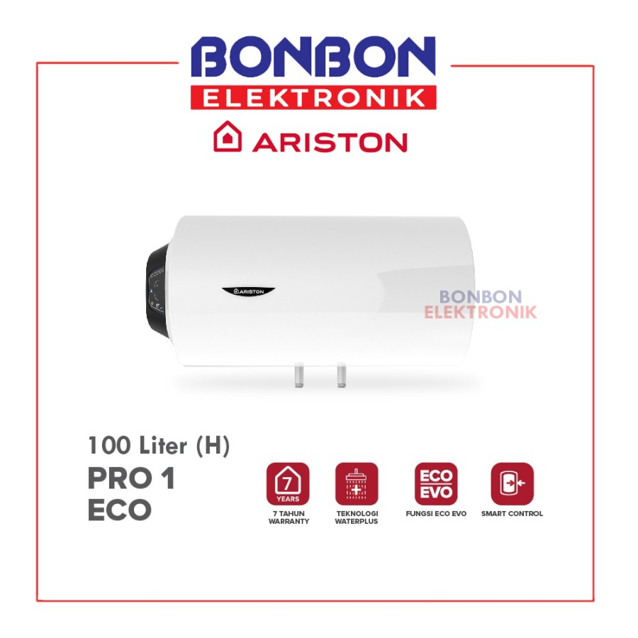 ARISTON Water Heater PRO1 ECO 100L (H) Pemanas Air 1500 Watt 100L