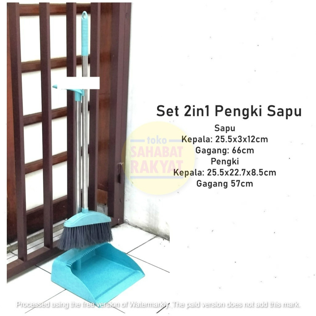 RML931X Set 2in1 Dustpan Pengki Sapu Besar