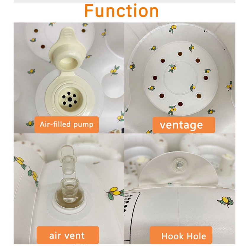 pola beruang Some Sofa Tiup Multifungsi Bahan Pvc Untuk Bayi Mandi Kursi Duduk Inflateable Babychair Belajar Duduk dan makan Bayi Kursi Sofa Tiup