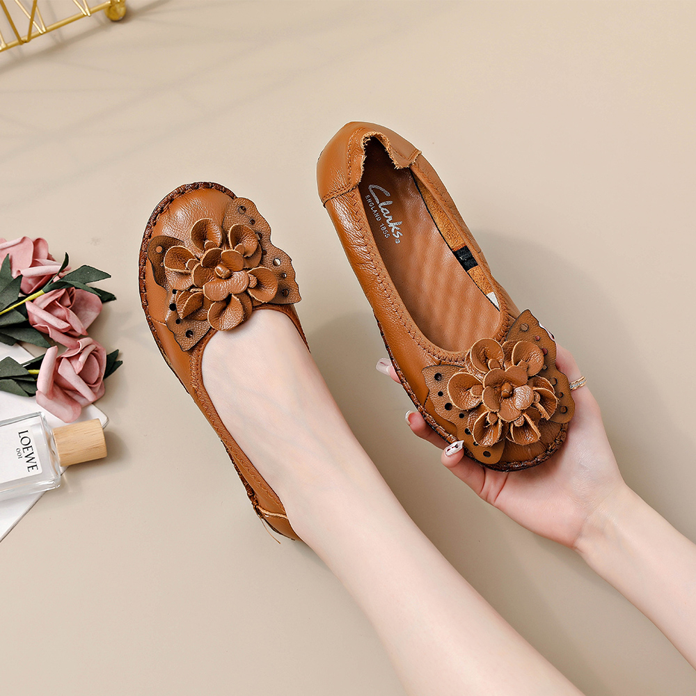 Clarks new pita Sepatu woman  clarks flat wanita kulit asli Sepatu Wanita  melati