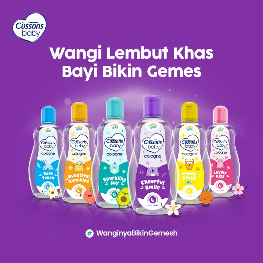 BPOM CUSSONS BABY COLOGNE 100 ML / CUSSON COLOGNE BAYI / CUSSONS PARFUM BAYI / SYE