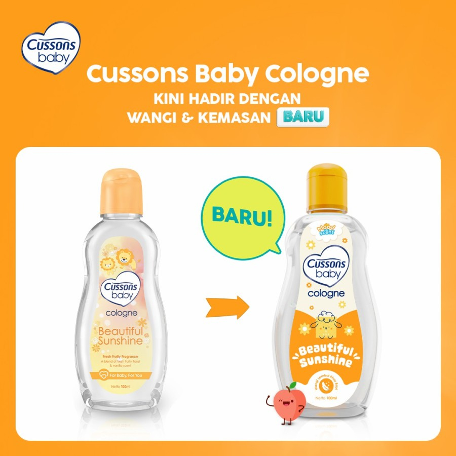 BPOM CUSSONS BABY COLOGNE 100 ML / CUSSON COLOGNE BAYI / CUSSONS PARFUM BAYI / SYE