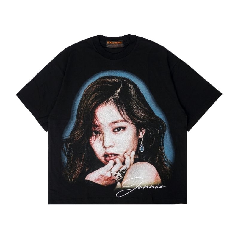 KAOS PRIA WANITA | T SHIRT KPOP JENNIE BLACKPINK| KAOS DISTRO | KAOS WANITA | KAOS PRIA | ATASAN | BAJU