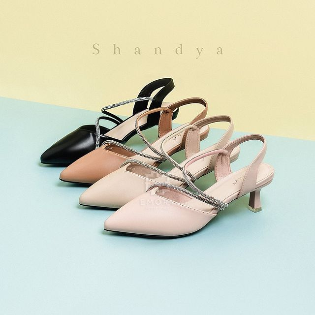 SEPATU HAK WANITA EMORYSTYLE  Shandya 17EMO 5606 MB