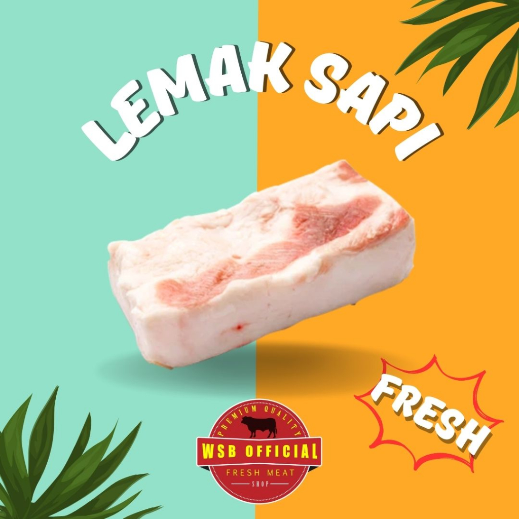 

Lemak Jando Gajih Sapi Segar