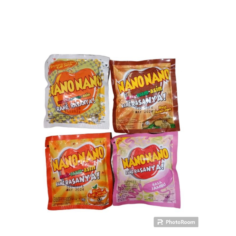 Permen nano nano isi 5 butir 3 sachet Varian Random