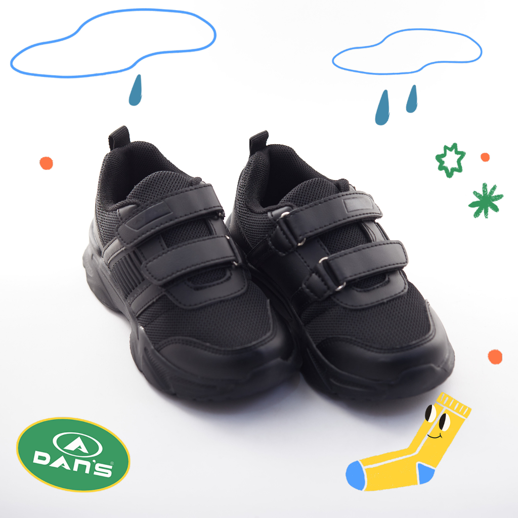 Dans Friso Sepatu Sneakers Anak Laki-Laki - All Black