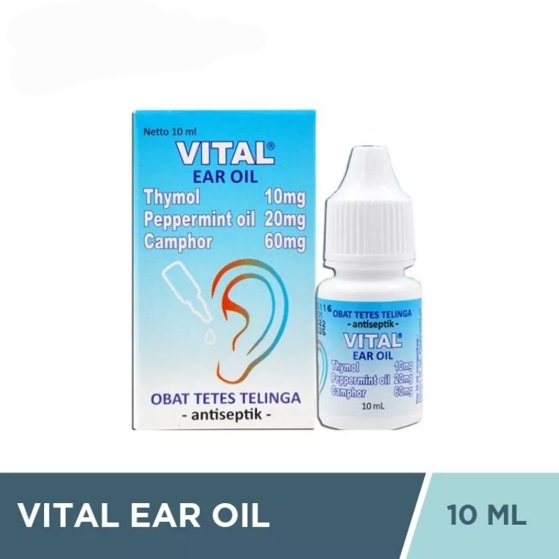 Vital Ear Oil | Obat Tetes Telinga | Antiseptic tetes telinga