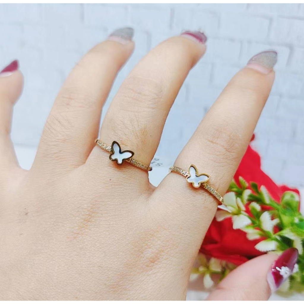 Cincin Titanium Pemata Perhiasan Fashion R648 R649