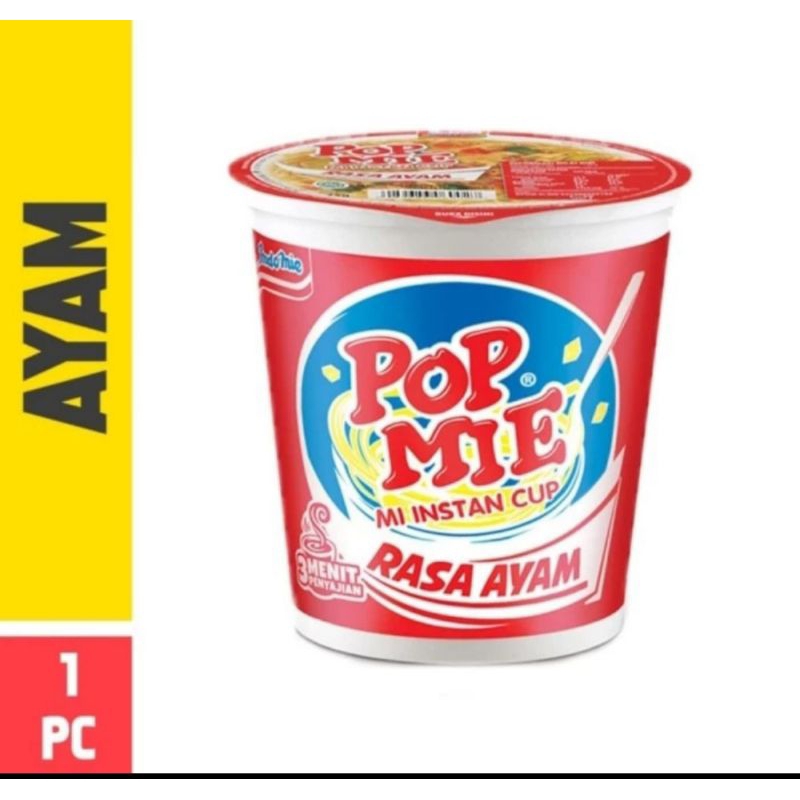 POP MIE CUP BESAR 75GR X ALL VARIAN - POPMIE CUP ALL VARIAN