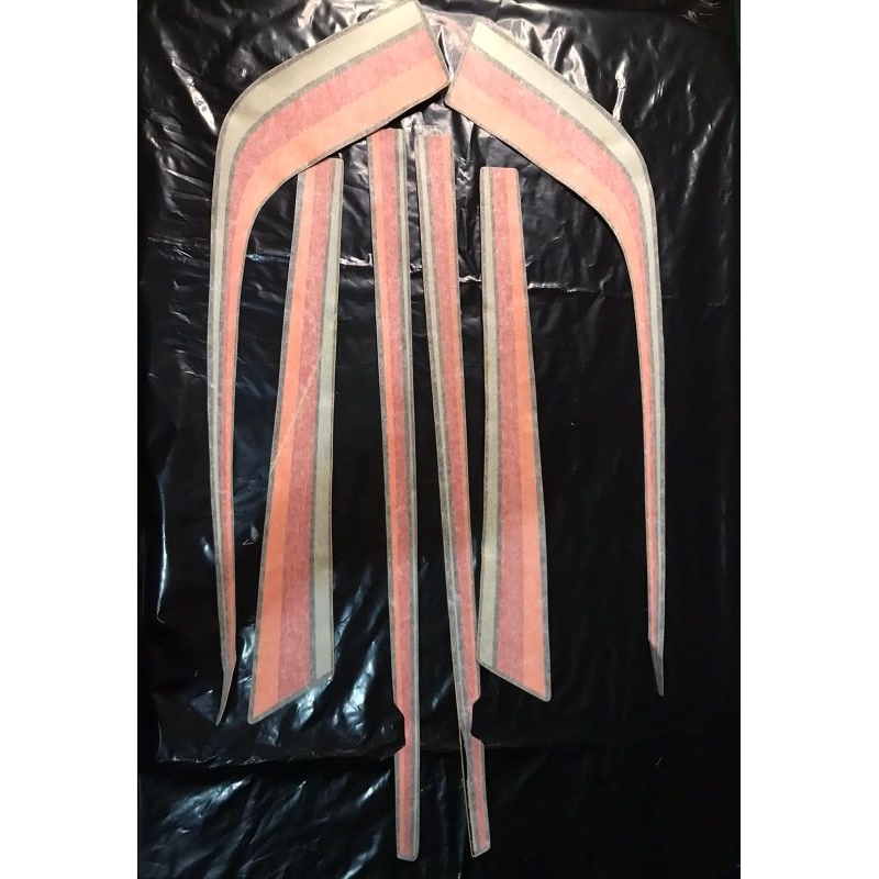 Stiker Striping 3M Laminasi Motor Honda GL Pro Platina Original Baru NOS