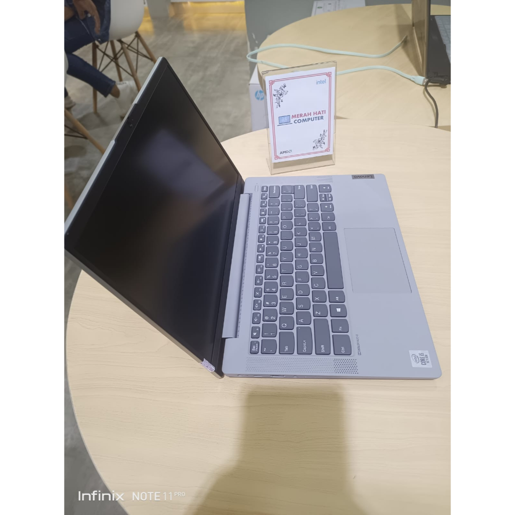 PROMO LAPTOP BISNIS LENOVO IDEAPAD SLIM 5i 14 INTEL I5 1035G1 8GB 512GB 14FHD WINDOWS 10 HOME PLATINUM GREY ORIGINAL TERMURAH