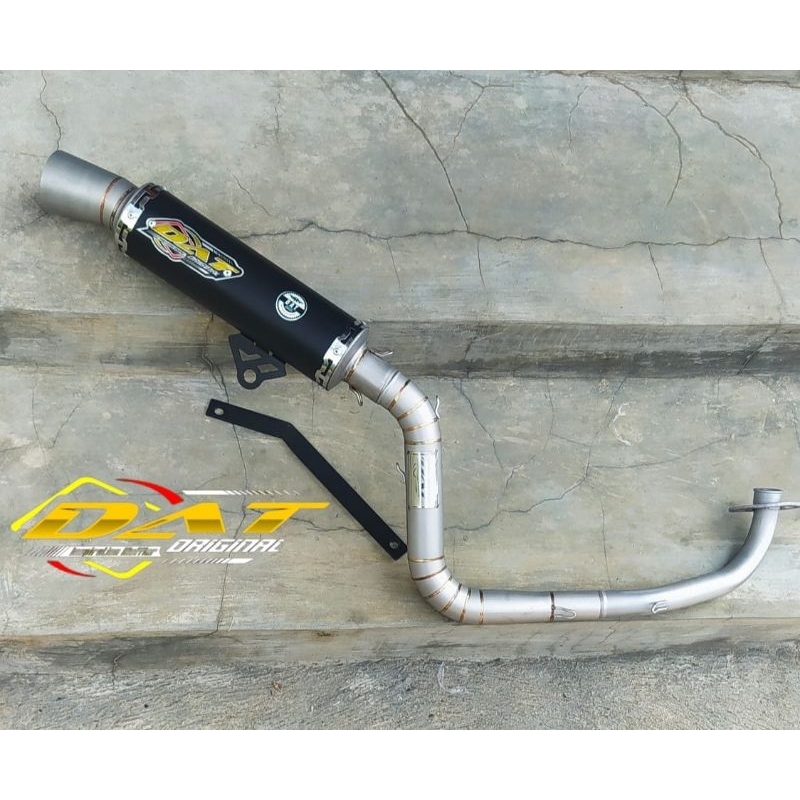 Knalpot dat original sanblas vario,aerox,nmax,pcx free braket