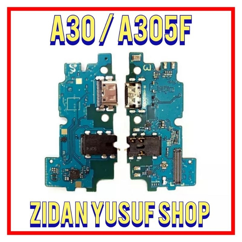 BOARD PAPAN KONEKTOR CONEKTOR CHARGER SAMSUNG A30 / A305 PLUG IN MIC
